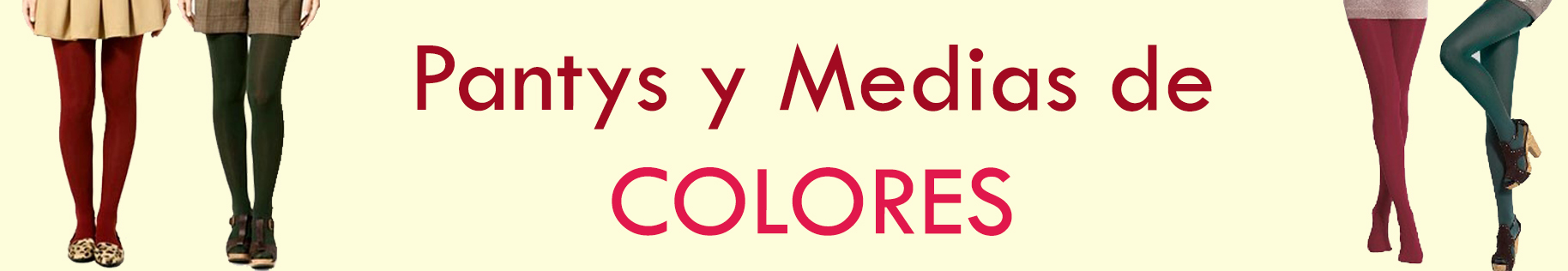 pantys y medias de colores